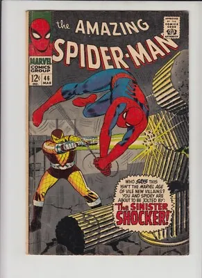 Buy AMAZING SPIDER-MAN #46 VG+ 1st SHOCKER!! • 164.69£