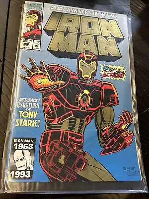 Buy Iron Man #290 Comic Book - Marvel Comics!  1993 30th Anniversary Issue Gold Foil • 6.43£