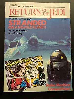 Buy Return Of The Jedi No 64 September 8th 1984, Star Wars Weekly UK Marvel Comic  • 6.99£
