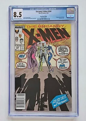Buy Uncanny X-Men #244 CGC 8.5 Key First App Jubilee Newsstand Marvel Comics 1989 • 67.30£