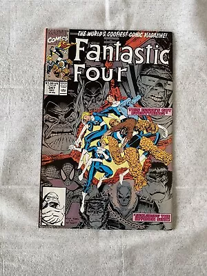 Buy FANTASTIC FOUR #347 (1990) SIGNED By ARTHUR ADAMS - SPIDERMAN, WOLVERINE & HULK! • 23.71£