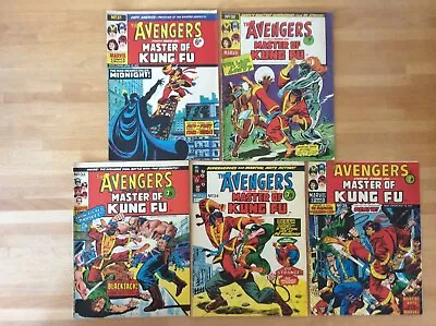 Buy Marvel Comics Group UK The Avengers No’s 31,32,33,34,35 April/May 1974 • 12£