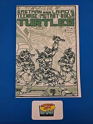 Buy TEENAGE MUTANT NINJA TURTLES #4 First Print 1985 VF/NM 🔥 TMNT Mirage Comic • 114.64£