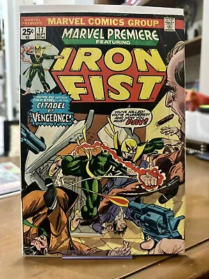 Buy Marvel Premiere #17 3rd Appearance Of Iron Fist (Marvel Comics) • 15.98£