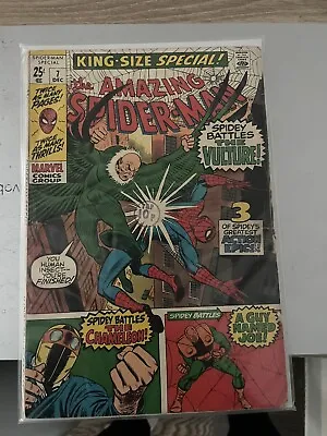 Buy AMAZING SPIDER-MAN Annual #7 FN 1970 VULTURE CHAMELION • 8£