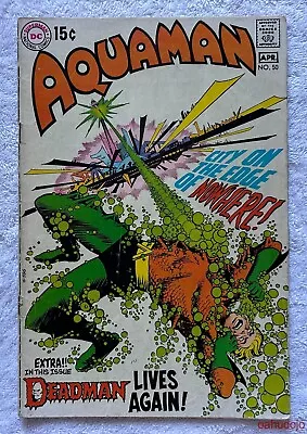 Buy DC AQUAMAN #50 1st Series April 1970 VG* • 1.59£