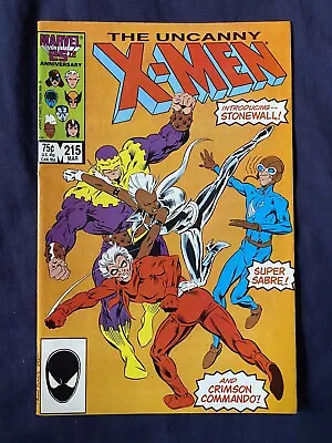 Buy Uncanny X-men #215 (marvel 1986) Direct Edition - Bagged & Boarded • 5.45£