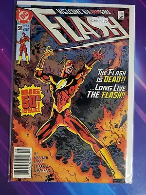 Buy Flash #50 Vol. 2 Mid Grade Newsstand Dc Comic Book Cm45-172 • 5.37£