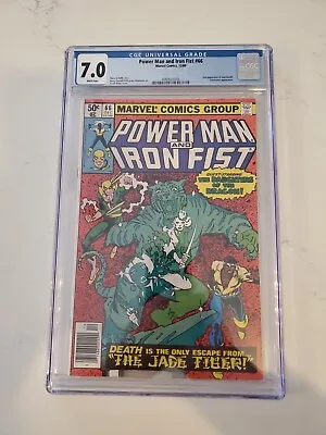 Buy Power Man And Iron Fist #66 (2nd App Of Sabertooth Constrictor App) 1980 CGC 7.0 • 31.62£
