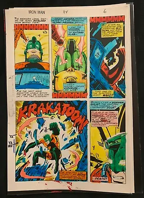 Buy Iron Man #114 1978 Marvel Original Color Guide Art Avengers Marvelmania 4 • 35.74£