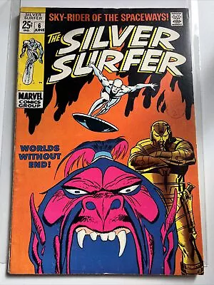 Buy Silver Surfer #6 1969 Volume 1 - Worlds Without End - Marvel Comic • 29.99£