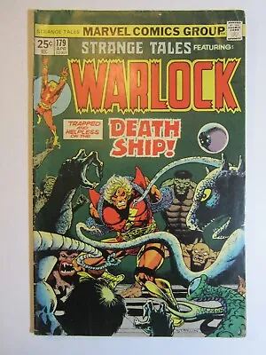 Buy Strange Tales Featuring Warlock #179 VG/FN Marvel Comics,  Starlin Cover Art! • 15.82£