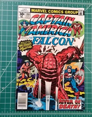 Buy Captain America #208 (1984) VF- 1st App Arnim Zola Marvel Newsstand Jack Kirby! • 23.98£
