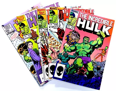 Buy Marvel HULK (1985-86) #314 316 318 319 + QUASIMODO #1 VF/NM To NM Ships FREE! • 16.78£