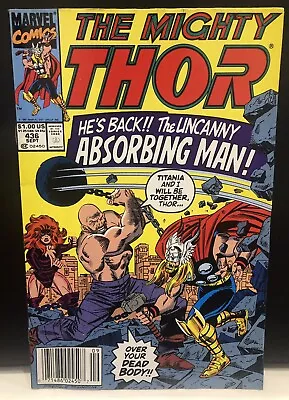 Buy THE MIGHTY THOR #436 Comic , Marvel Comics Newsstand • 3.10£