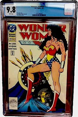 Buy Wonder Woman #72 CGC 9.8 Classic Brian Bolland Cover • 374.43£