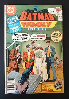 Buy BATMAN FAMILY #11 GIANT DC 1977 - NEWSSTAND - Curt Swan Art  (F/VF) • 7.95£