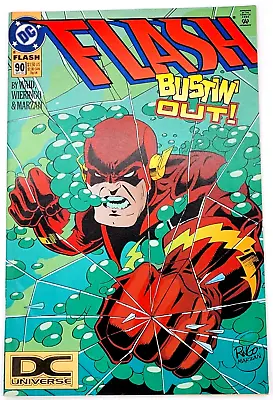 Buy Flash #90 (1994) / Vf+ / Dc Universe Variant Logo • 11.76£