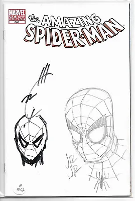 Buy Amazing Spider-Man #648 Sketch Blank -Signed/Original Art- Romita Jr & Quesada • 316.24£