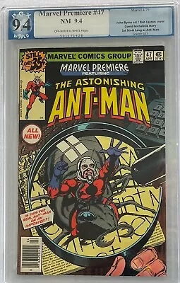 Buy MARVEL PREMIERE #47 (1979) PGX 9.4 (NM) - OWW Pages - 1st Scott Lang As Ant-Man • 179.89£