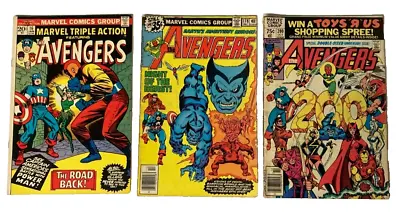 Buy LOT Of 3 Marvel AVENGERS Comic Books 1973 1978 1980 Captain America 16 178 200 • 10.38£