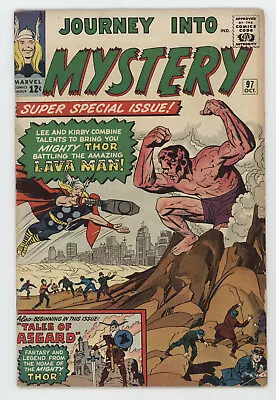 Buy Journey Into Mystery 97 Marvel 1963 VG Mighty Thor Loki Surtur Stan Lee • 135.05£