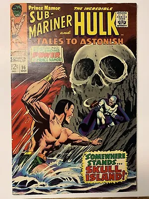 Buy Tales To Astonish #96/Silver Age Marvel Comic Book/Hulk & Sub-Mariner/FN-VF • 44.80£