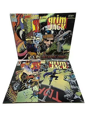 Buy Grim Jack #26 First Comics Early Color TMNT Also #14, 48, 51, 70, 79 All VF • 19.72£