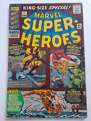 Buy Marvel Super-Heroes #1 Oct 1966 Good/VGC 3.0 Reprint Of Daredevil #1 • 16.99£