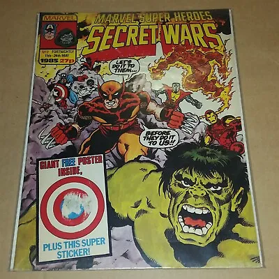 Buy Marvel Super Heroes Secret Wars #2 11th - 24th May 1985 British Weekly ^ • 6.99£