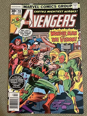Buy Avengers #158 Marvel 1st Appearance & Origin Of Graviton VF 1977 • 6.40£