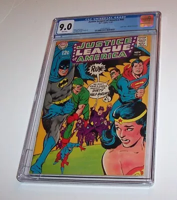 Buy Justice League Of America #66 - DC 1968 Silver Age Issue - CGC VF/NM 9.0 • 115.93£