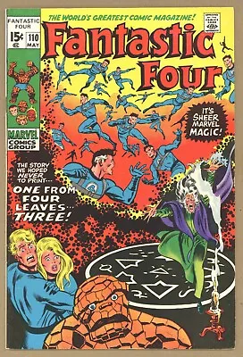 Buy Fantastic Four 110 VG+ John Buscema Cvr/art Annihilus! Agatha Harkness 1971 U328 • 14.86£