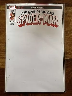 Buy Spectacular Spider-Man 300. 2010. Blank Cover Variant Edition. VFN • 0.99£