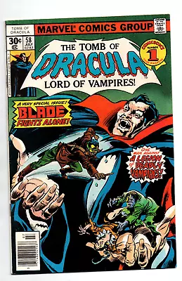 Buy Tomb Of Dracula #58 Newsstand - Blade - Vampire - Horror - 1977 - FN • 11.99£