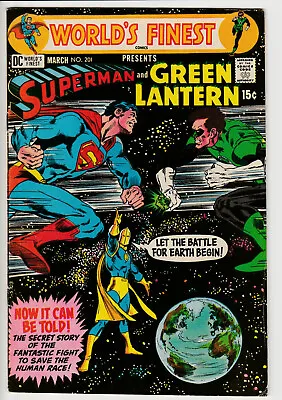 Buy World's Finest Comics #201 - 1971 Vintage DC 15¢ Superman Green Lantern Batman! • 0.99£