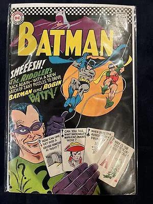 Buy Batman #179 - 2nd Silver Age Riddler Appearance - KEY - 1966 • 178.75£