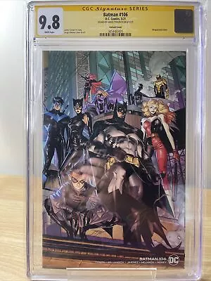 Buy Batman#106 CGC 9.8 Wraparound VC 1st Miracle Molly Signed By James Tynion IV • 158.12£