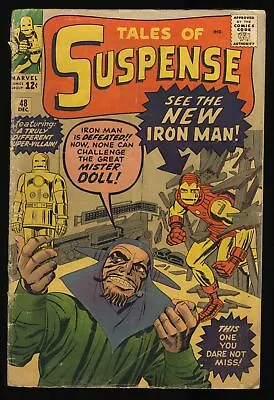 Buy Tales Of Suspense #48 GD- 1.8 1st Appearance Gold Armor! Jack Kirby! Marvel 1963 • 86.18£