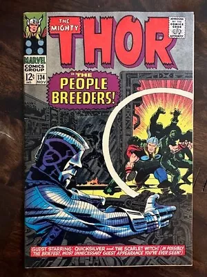Buy Thor #134 First High Evolutionary, Cover Detached, Stan Lee, Jack Kirby • 39.98£