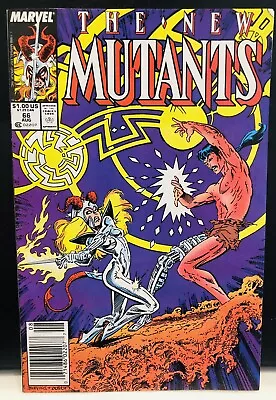 Buy New Mutants #66 Comic , Marvel Comics Newsstand • 5.29£