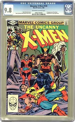 Buy Uncanny X-Men #155D CGC 9.8 1982 0962136006 • 128.56£