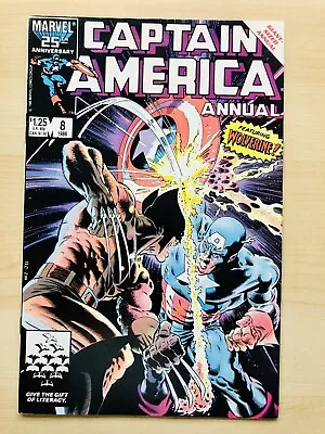 Buy Marvel Comics CAPTAIN AMERICA Annual #8 Wolverine ZECK • 14.99£