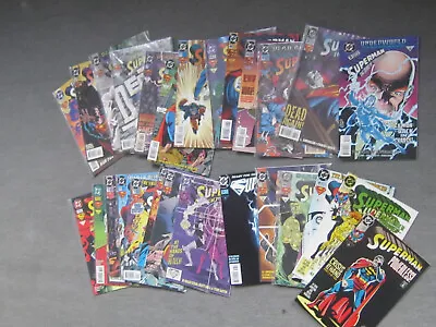 Buy Job Lot 32 SUPERMAN  Related Titles- DC Comics  (1992/97) Action Comics • 12£