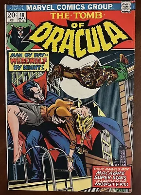 Buy Tomb Of Dracula #18 Marvel 1974  7.5 Pictures Say It All!! 🔥🔥 • 96.20£