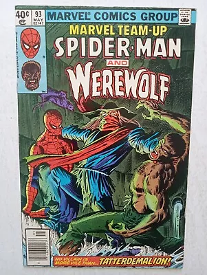 Buy Marvel Team Up #93 Bronze Age 1980 Comic Book Spider-Man Werewolf • 7.99£