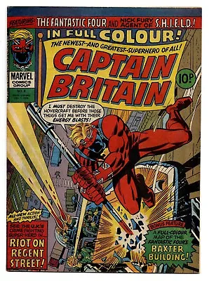 Buy Captain Britain #8 (Marvel UK 1976) Top Grade - Fault Free • 159.50£