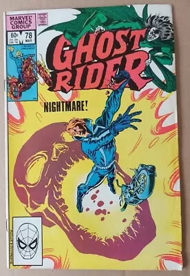 Buy Ghost Rider Issue 78, VG+/FN, 1983, Dr. Strange, Hellstorm, Dr. Druid, Mephisto • 3.99£