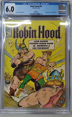 Buy Robin Hood La Prensa CGC 6.0 1966 Comic Mexico Comic • 320.24£