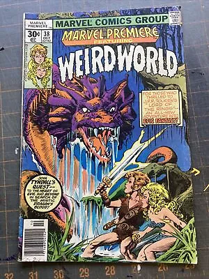 Buy MARVEL PREMIERE #38 (1977) 1st Appearance WeirdWorld Newsstand Cover GD • 3.15£